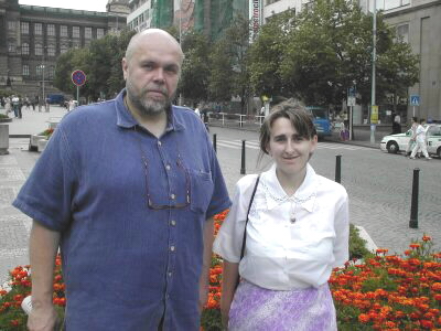 Michal Němec z JABLKOŇ a Hana Blažková z JABLKON, s.r.o.